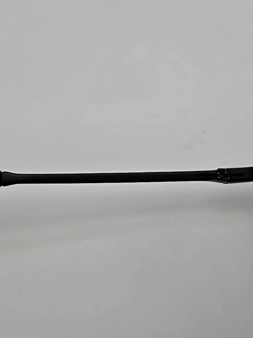 Oakley 12-877 New Square Wire I Black Frame Polarized Black Iridium Sunglasses